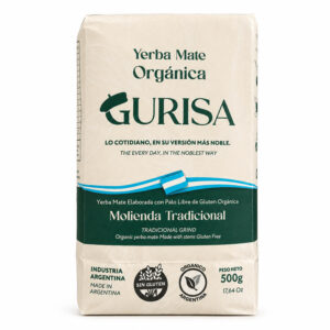Yerba Mate Orgánica Gurisa 500 Gr Sin Tacc, Molienda Tradicional