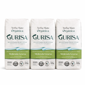 Pack x3 – GURISA Yerba Mate Orgánica 500 g (Molienda Gruesa)