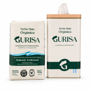 Promo GURISA – Lata Yerbera + Yerba Mate Orgánica 500 g